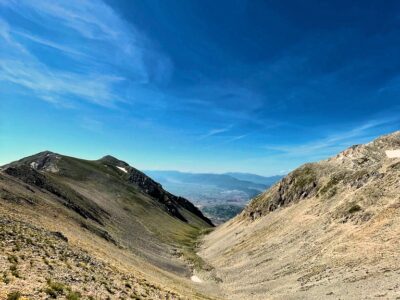 Tra Il Monte Cafornia E Il Monte Velino