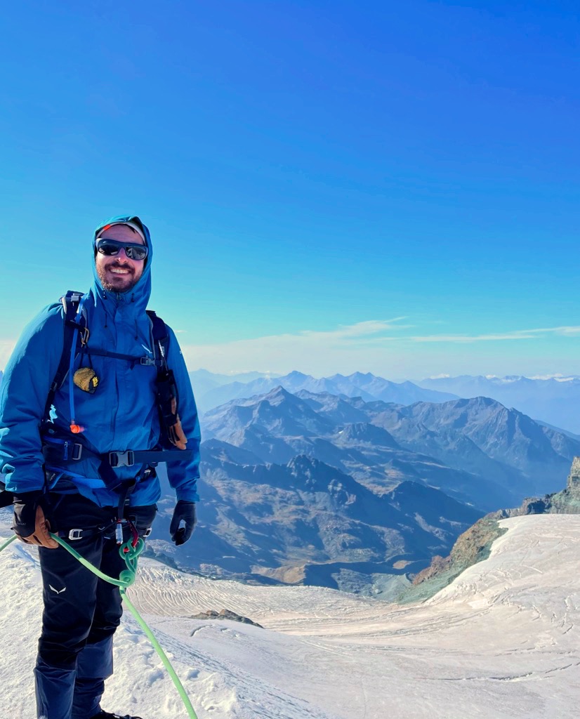 Dalla vetta del Monte Breithorn