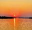 Tramonto Sul Fiume Zambesi