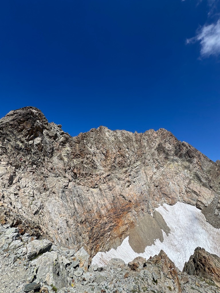 Monte Argentera dalla Via Normale